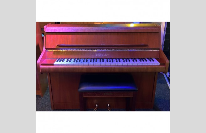 Bentley Mahogany Compact Upright Piano, Used - All Inclusive Premium Package (SN:131813) - Image 1